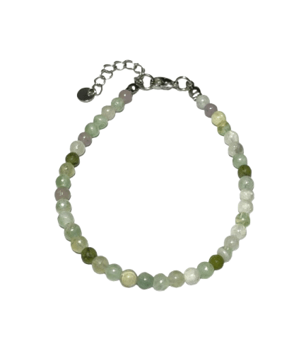 Gelang Stainless Steel – FLUORITE & JADE