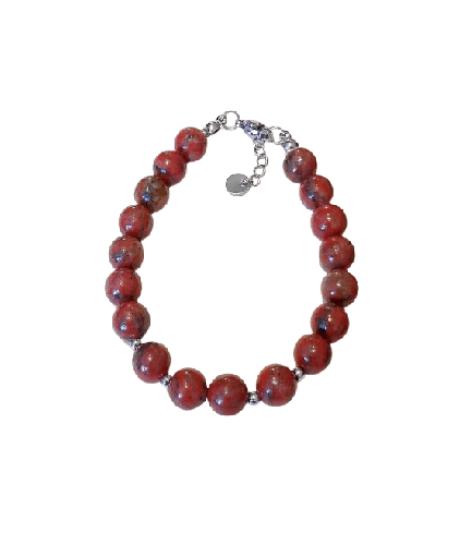 Gelang Stainless Steel – RED JASPER
