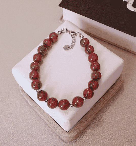 Gelang Stainless Steel - RED JASPER - Image 2