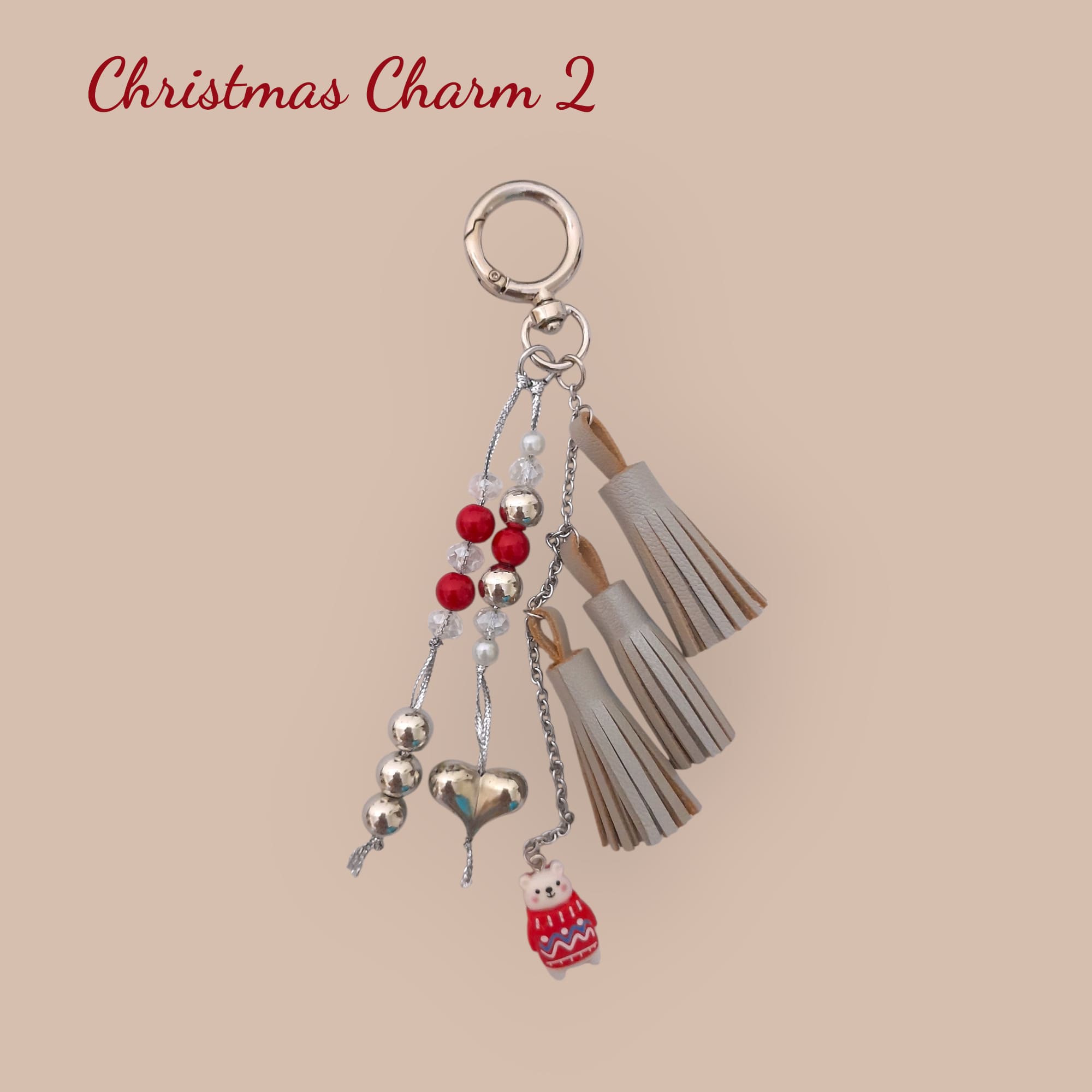 Holiday Special Leather Bag Charm - Image 3