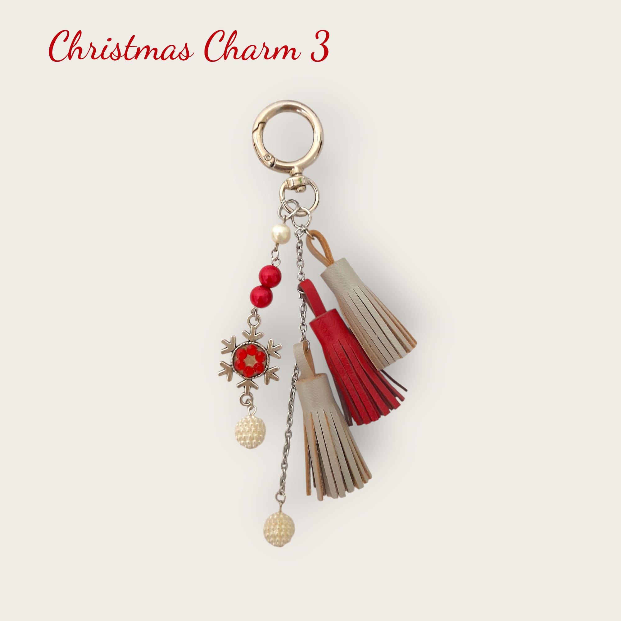 Holiday Special Leather Bag Charm - Image 4