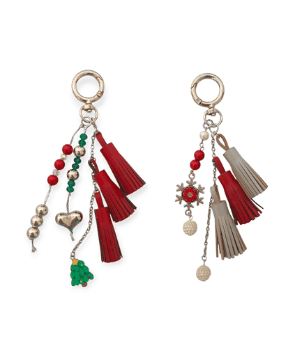 Holiday Special Leather Bag Charm