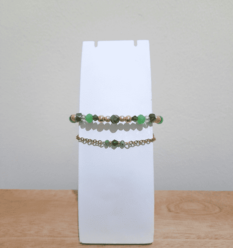 Gelang ESMERALDA – Kristal & Mutiara Sintetis