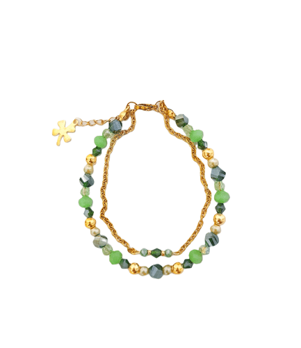 Gelang ESMERALDA – Kristal & Mutiara Sintetis